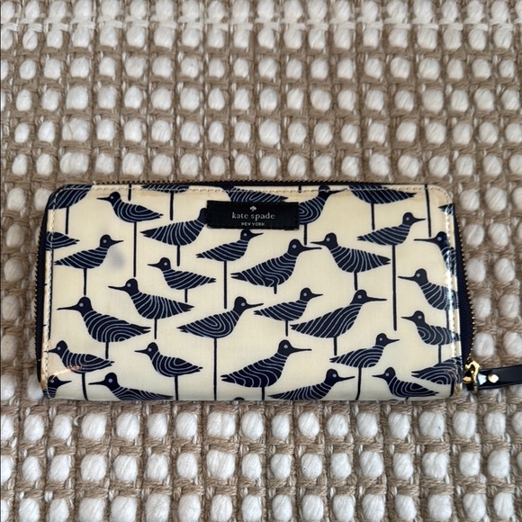 KATE SPADE Bird Print Wallet - Picture 1 of 5